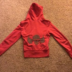 Twisted heart zip up hoodie